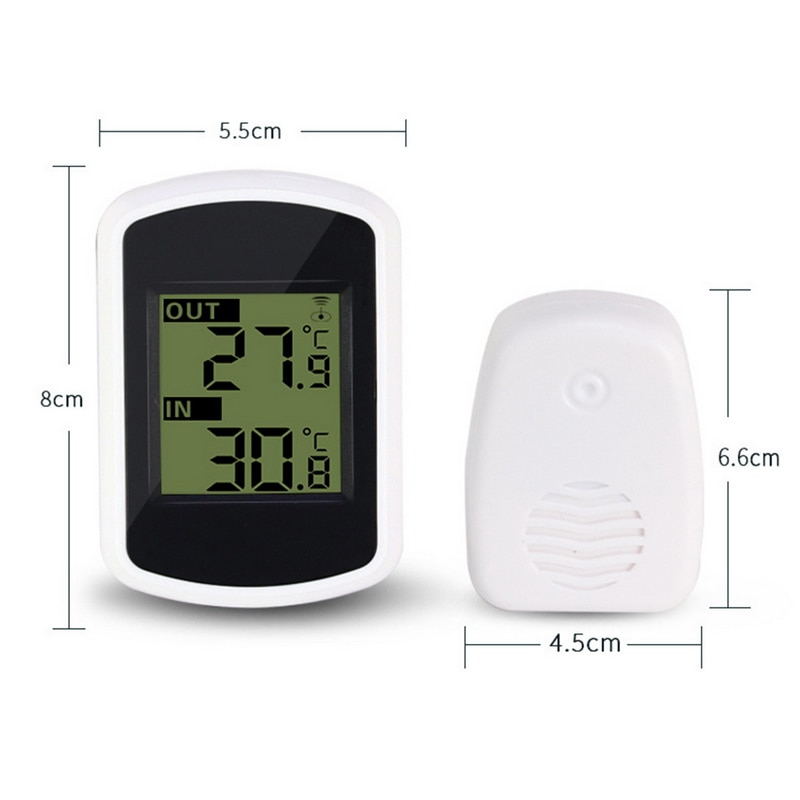 Indoor Outdoor Thermometer Digital Wireless Temperature Gauge Monitor Indoor Outdoor Thermometer Temperature Monitor