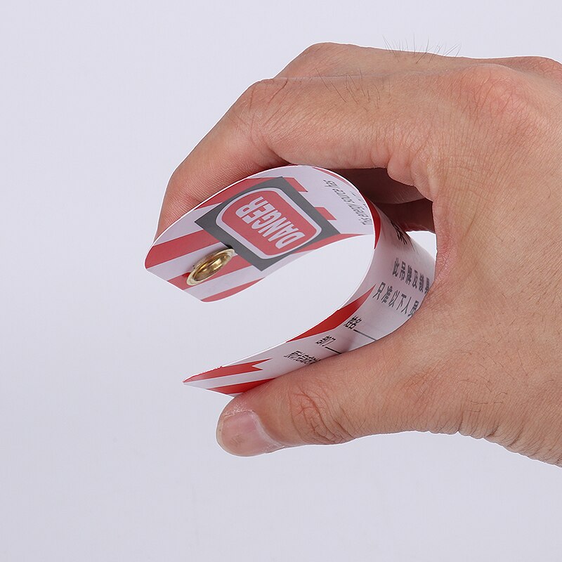 waterproof inspection lockout tag , padlock tagout do not operate maintenance label tagout 10pcs/lot