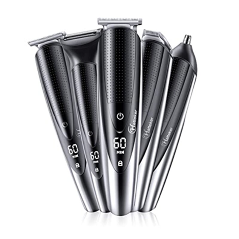 Hatteker Mens Hair Clipper Beard Trimmer Grooming kit Hair trimmer Mustache trimmer Body groomer Trimmer for NoseEar Facial Hair