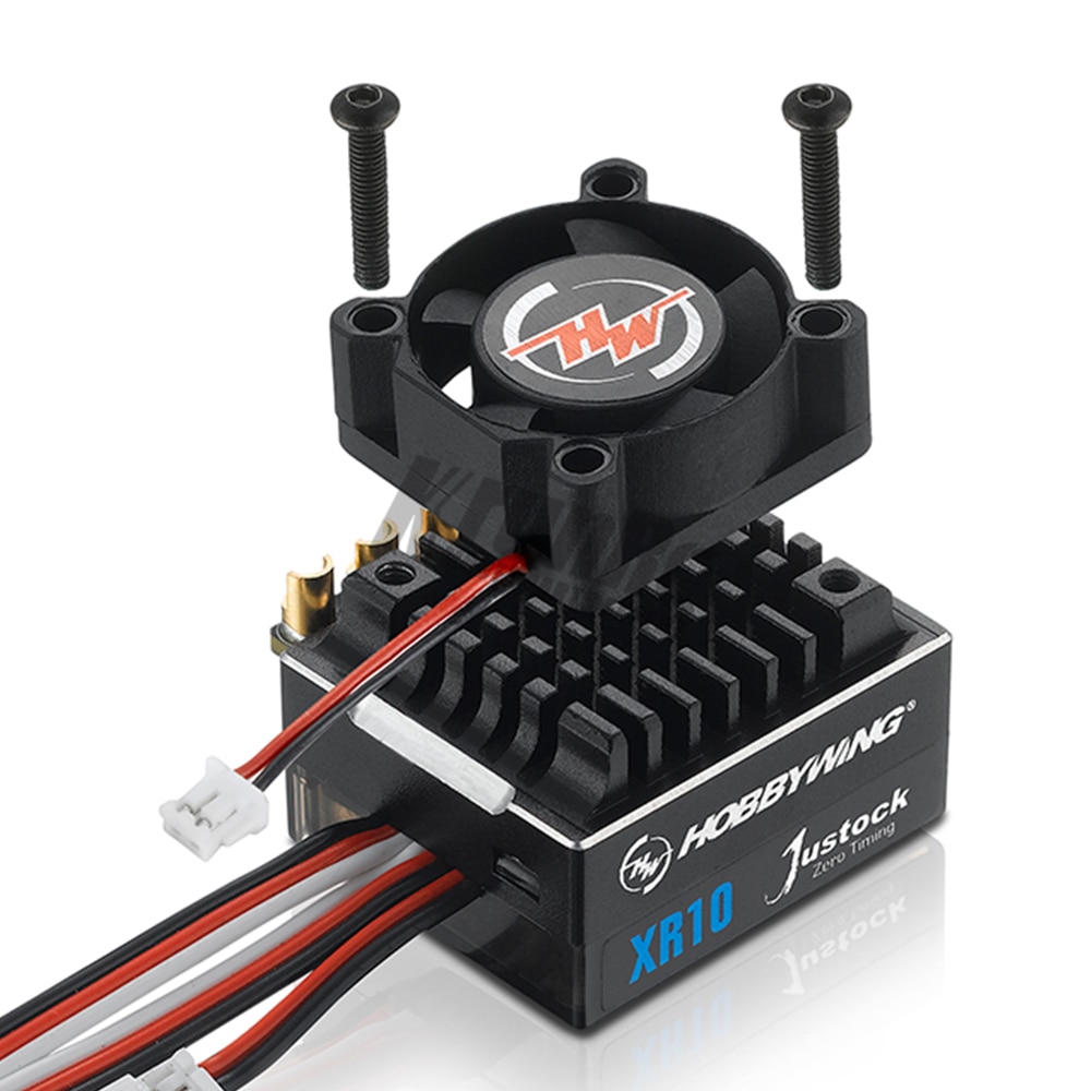 Hobbywing Xerun XR10 Justock 60A Sensored Brushless ESC Speed Controller for 1/10th 1/12thTouring Car/Buggy