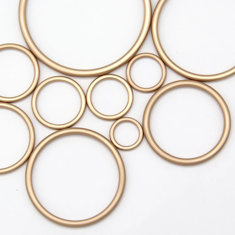 HENGC, hebillas redondas grandes de Metal con anillo redondo, tela de cierre para cinturón de cuero, zapatos, bolsos, prendas de vestir, costura de , manualidades DIY,