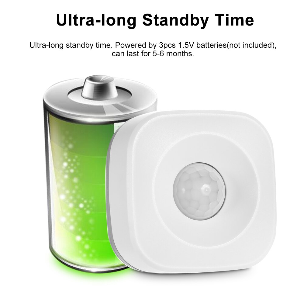 Bewegingssensor pir detector tuya zigbee/wifi sensor smart life tuya draadloos domotica smart home beveiligingssysteem google home mini
