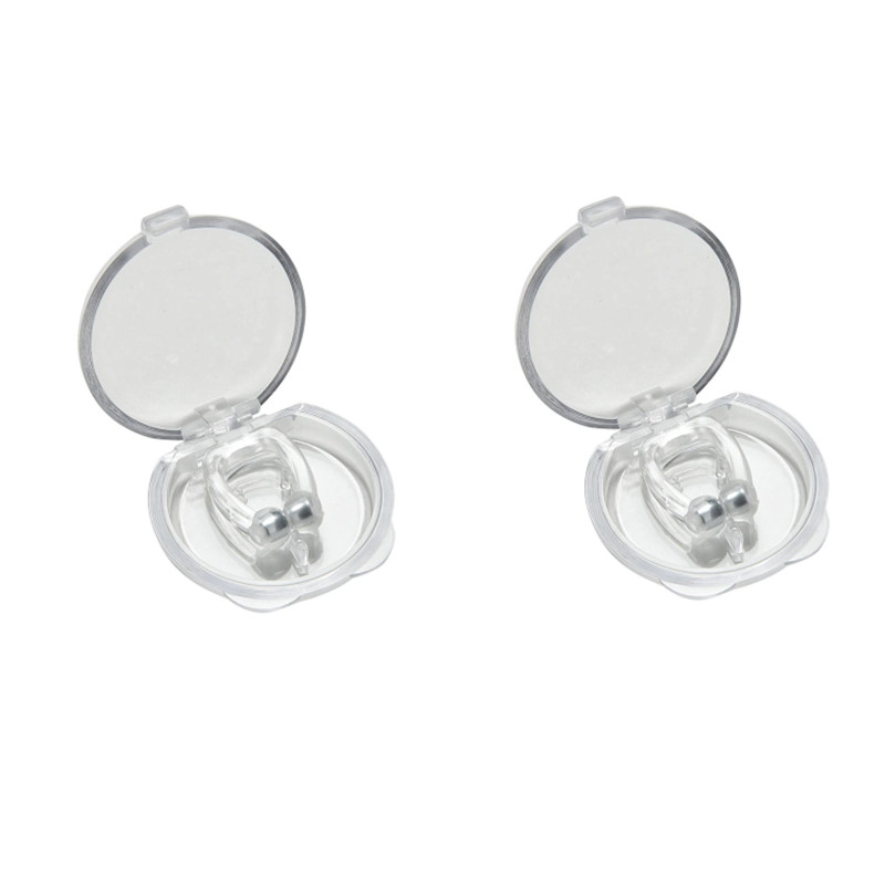 Dispositif anti-ronflement pour hommes et femmes, gadget de prévention contre le ronflement, élimination du ronflement, pince antarctique, sommeil silencieux la nuit: Ivoire