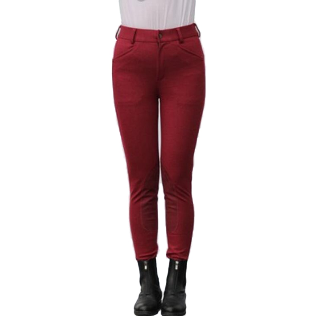 Cotton Horse Riding Equestrian Breeches Pants Full Leg Stretchy Equine Pants Equine Clothing Women