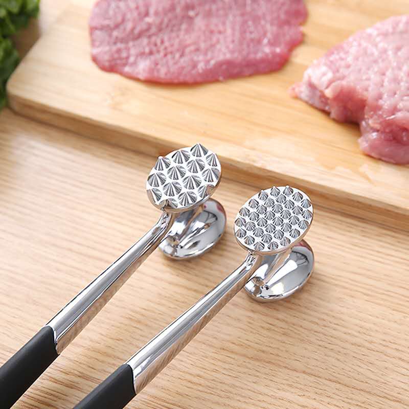 Kitchen Knock Meat Hammer Steak Hammer Steak Hammer Alloy Tendon Breaker Tender Meat Double Sided Meat Hammer Household Pine Mea