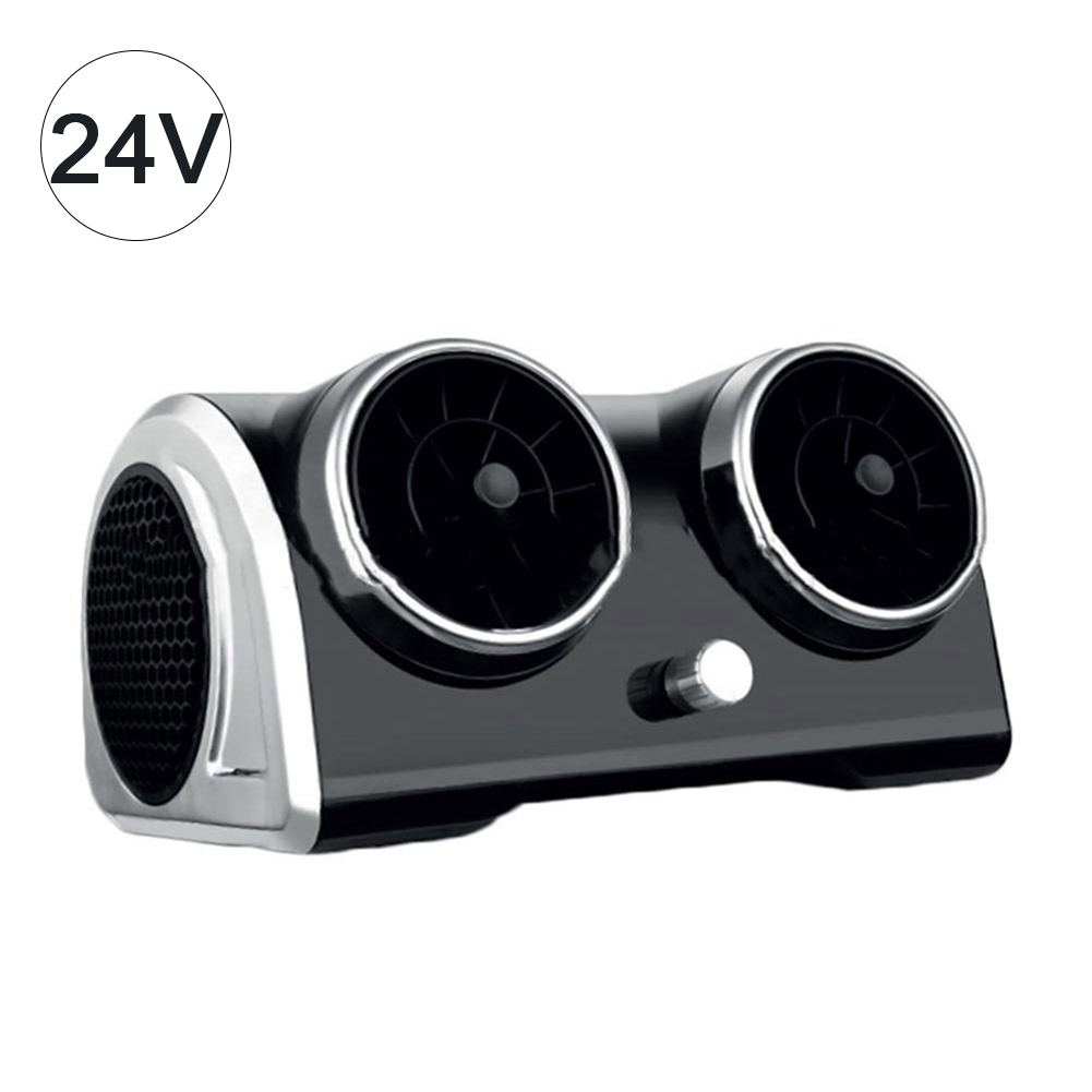 12/24V Car Bladeless Electric Car Cooling Fan Motor Cooling Portable Desktop Cooler for Vehicle Truck Rv Suv Boat Accessory: 24V