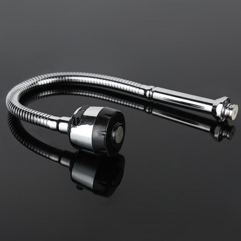 360 Degrees Rotation Sink Faucet Pipe Stainless Steel Kitchen Sink Spout Water Saving Outlet Fexible Tube Single Handle Connecti