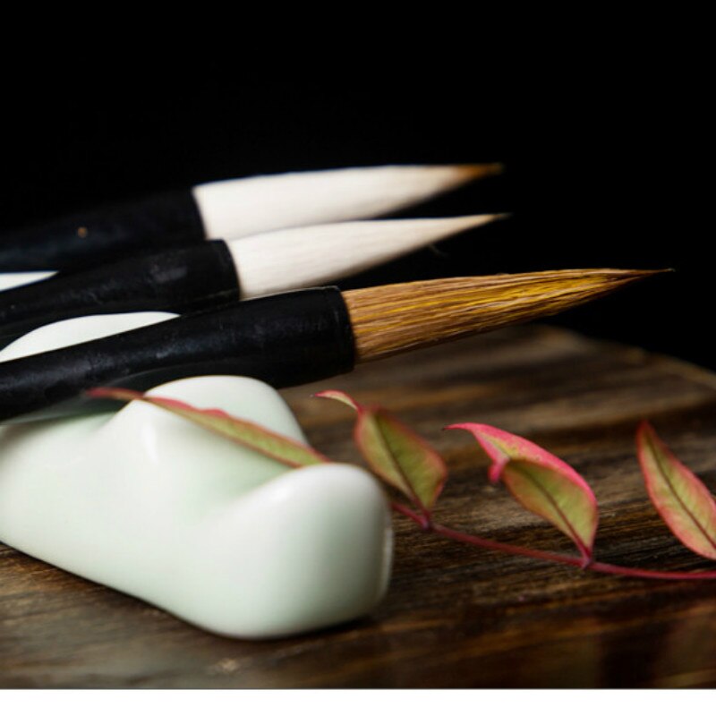 Ruyang Liu Brush Pen Chinese Calligraphy Pen Weasel Woolen Multiple Hair Brush Pen for Calligraphy Writing and Painting