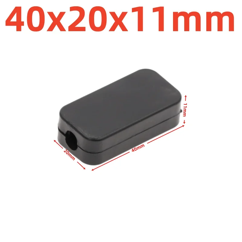 1pc Waterproof Black/white Housing Instrument Case ABS Plastic Project Box Storage Case Enclosure Boxes Electronic Supplies: Black&White