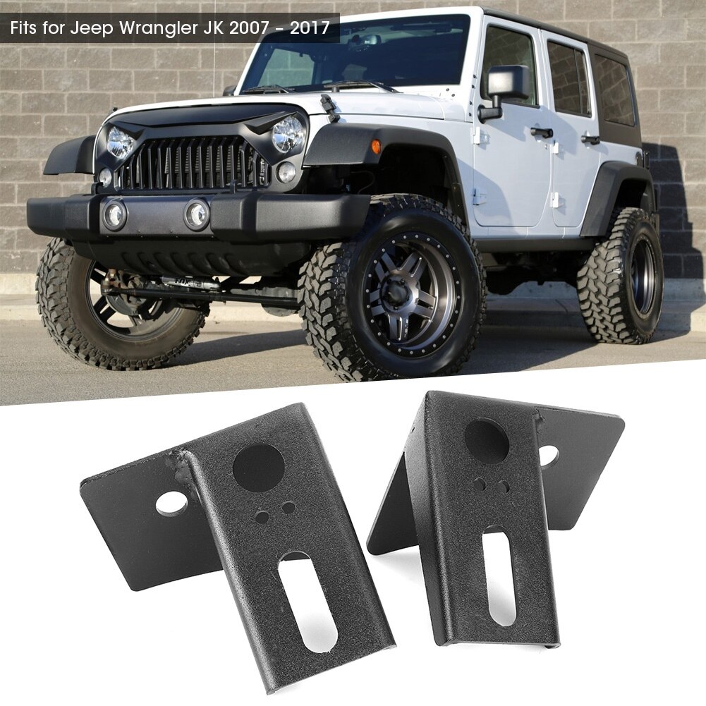 Metal Car Spotlight Holder A-Pillar Bracket Fits for Jeep Wrangler JK 2007 motocicleta faro delantero de moto