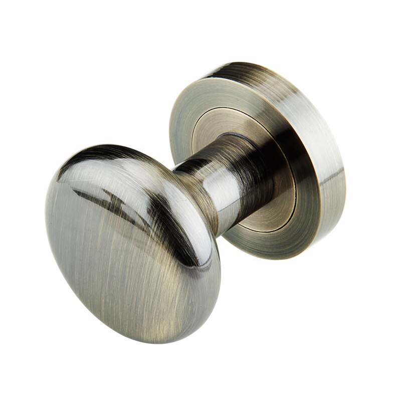 Globular Concealed Knob Invisible Door Hardware Gold Black Dark Side Door Background Pastoral Wooden Door Handle