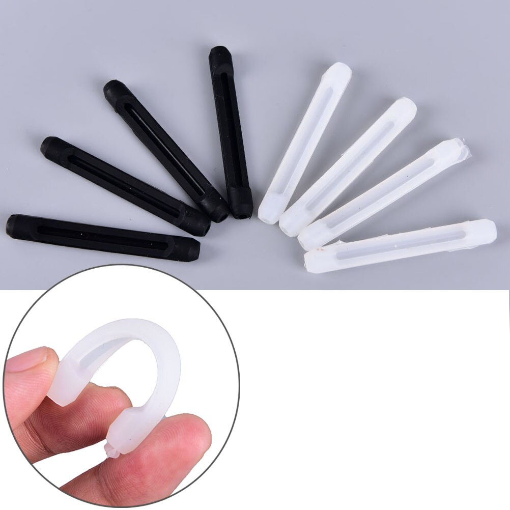 2Pairs Transparent Silicone Anti-slip Holder Ear Hook Sports Eyeglass Temple Tip For Glasses Accessories