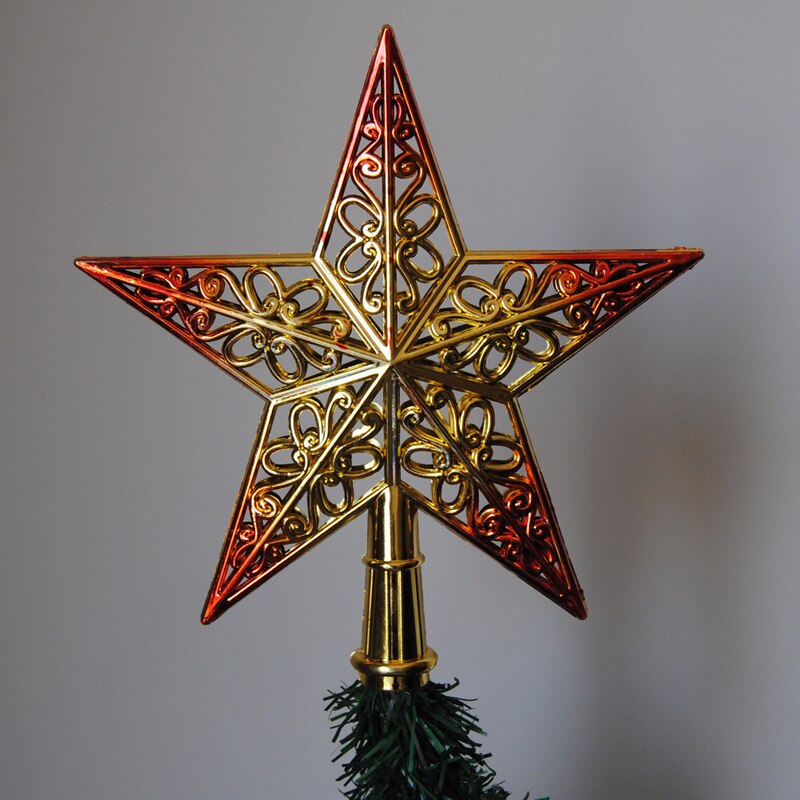 Kerstboom Top Sparkle Sterren Hangen Xmas Decoratie Ornament Treetop Topper Kerst Levert Kerstboom Decor