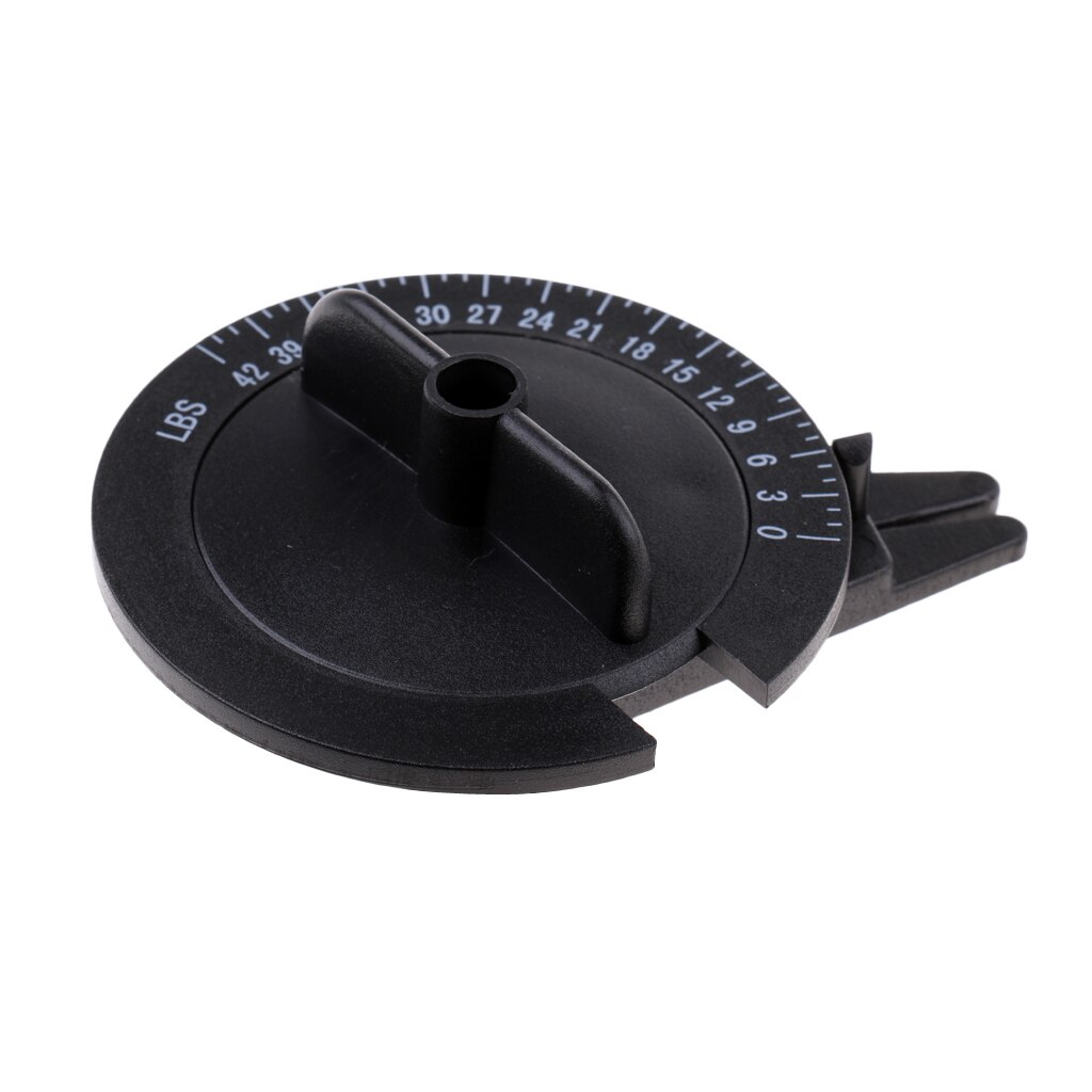 Racket Stringing Tool - Black String Stringer Tension Calibrator - for Tennis and Badminton