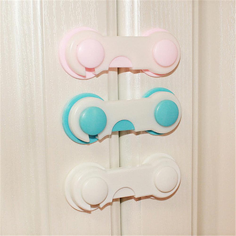 1pc Plastic Cabinet Lock Security Drawer Latches child protection Children's Refrigerator Safety Limit Lock