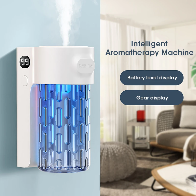 Geurverspreider Getimede etherische olie Aromatherapie Machine Oplaadbare wandgemonteerde kamer Thuis Luchtverfrisser Toilet Ontgeuring