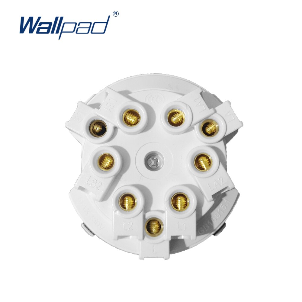 Wallpad 3 Gang 2 Way Wall Light Switch LED Indicator Function Key Only Free Combination