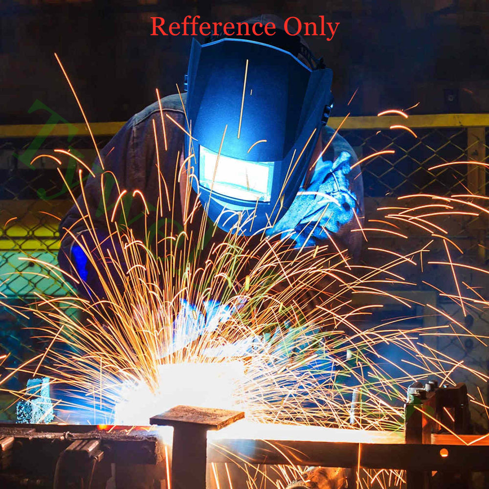 Sveisefilter visning størrelse 100 x 65mm (3.94 x 2.56in)  solenergi 4 sensorer automatisk mørklegging 1111 fullspekter skygge 4(3)-13 for sveisehjelmer