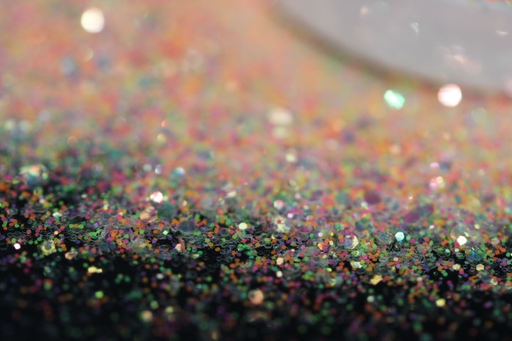 Iced Opal Deluxe Glitter Mix, Resin Opal Effecten, Clear White Kleur met Neon Fijne Opal Glitter