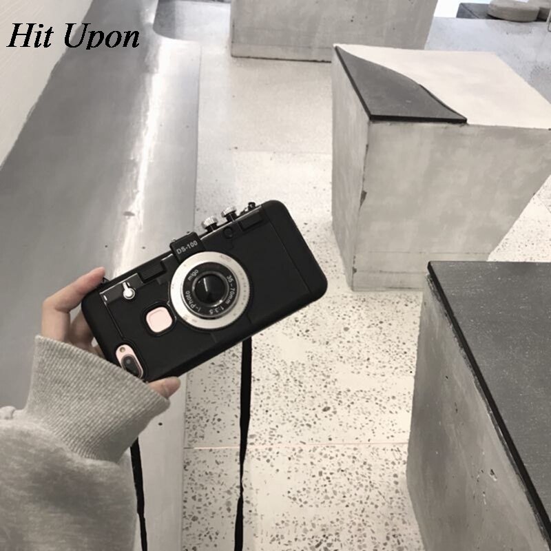 Silikon/gel/gummi universellt mobilskal skal emily in paris telefonväska vintage kameramönster huawei  p30/p30 pro