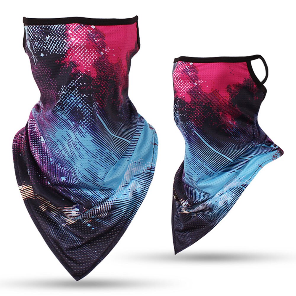 Passamontagna Moto estivo Moto Bandana Earloop maschera di seta di ghiaccio sciarpa tubolare motocross motociclista ciclismo scaldacollo uomo donna: 13