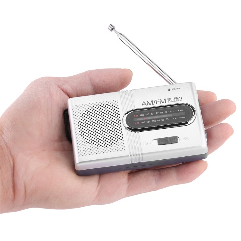 Small portable AM FM telescopic antenna radio world receiver speaker mini Radio FM radio radios