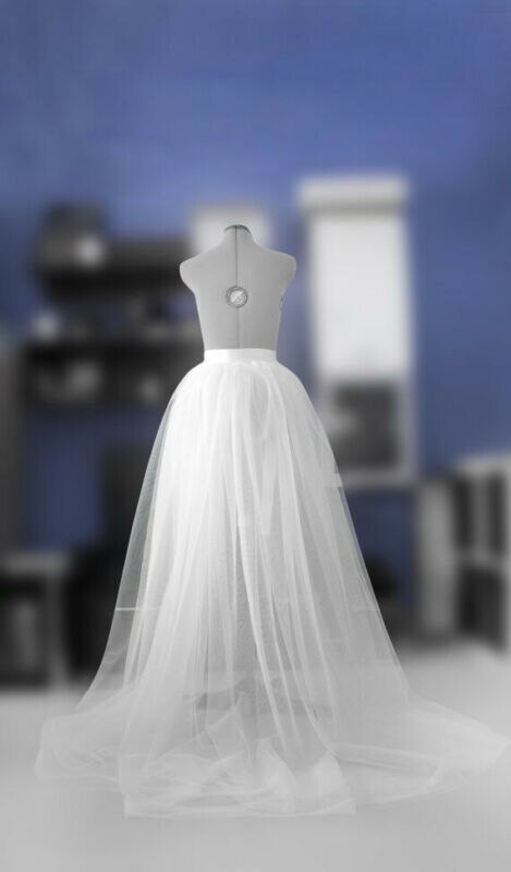 Falda para de boda larga tutú de tul transparente Línea A para mujer de princesa vendaje de malla Maxi faldas Negro Azul rojo blanco