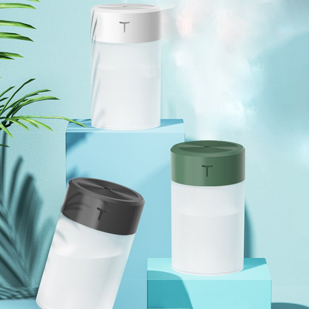 360ML Air Humidifier Ultrasonic Mini Aromatherapy Diffuser Portable Sprayer USB Essential Oil Atomizer LED Lamp For Home Car