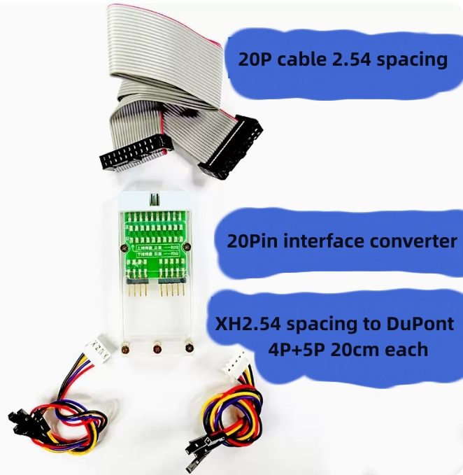 SWD to JTAG adapter board JLINK/STLINK adapter board SWD to JTAG board arm stm32: WHITE