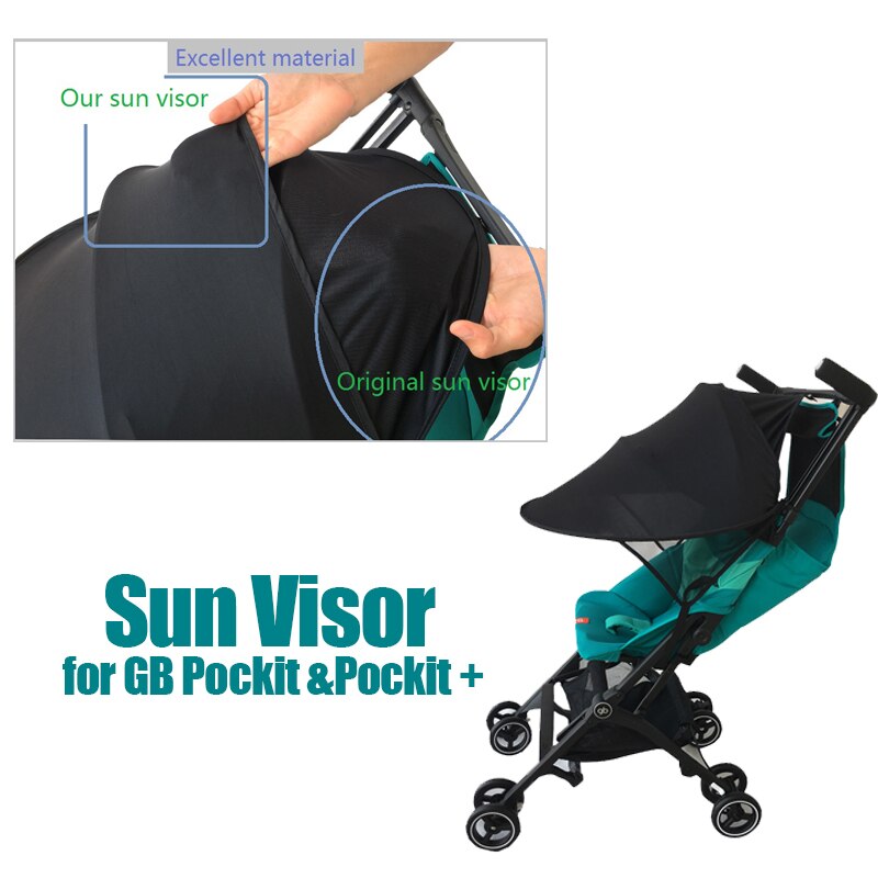 Wandelwagen Accessoires Verlengen Voet Board & Zonnescherm Voor Goodbaby Pockit + Gb Pockit Wandelwagen (Niet Voor Alle Stad)