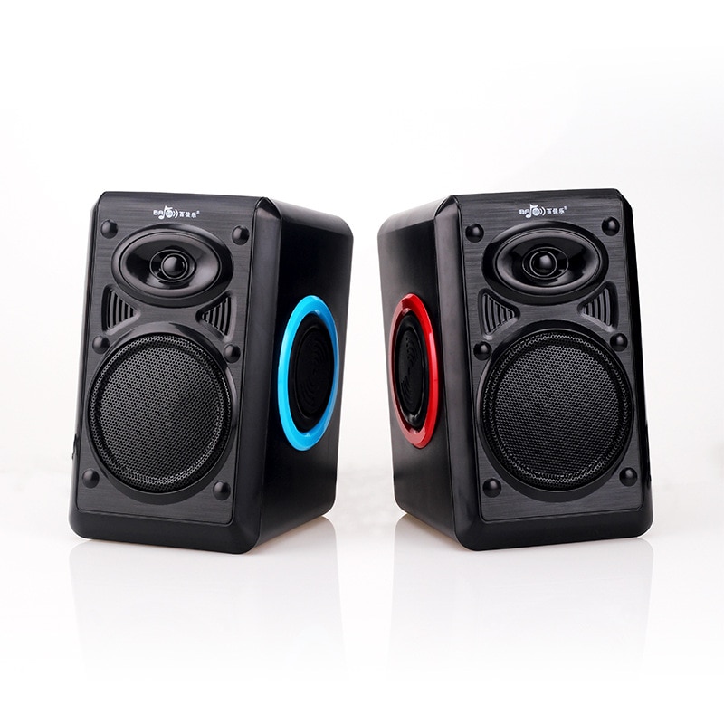 Surround Computer Speakers Met Diepe Bass Usb Bedrade Powered Multimedia Speaker Voor Pc Laptops Builtin Vier Luidspreker Membraan