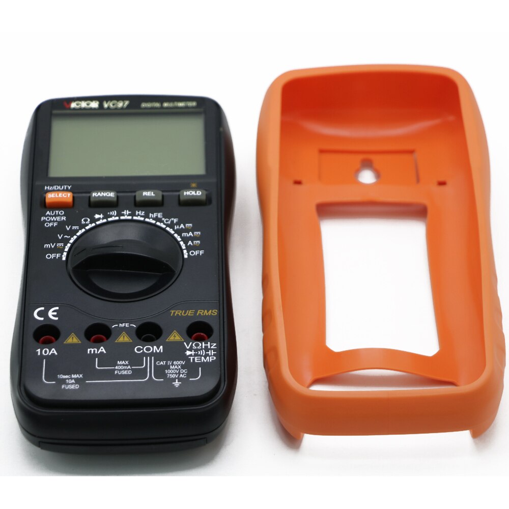 VICTOR VC97 True RMS Auto Range 4000 Counts Resistance Capacitance Frequency Temperature Digital Multimeter