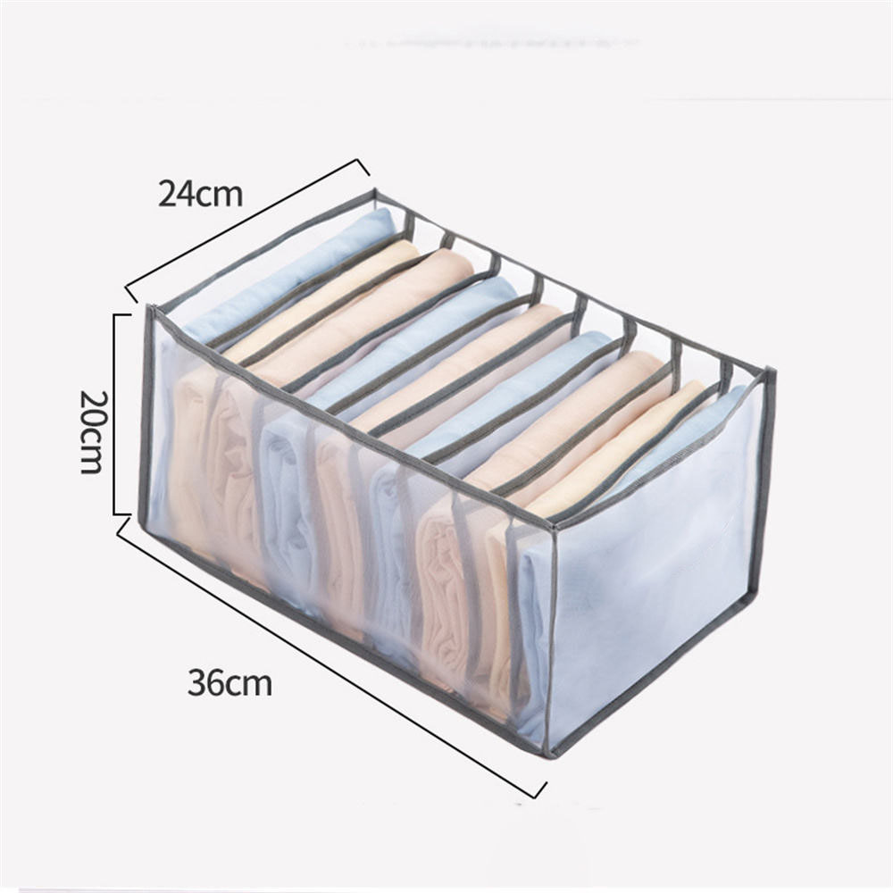 Kleidung Organizer Jeans Hosen Aufbewahrungsbox Kleiderschrank Schublade Organizer für Unterwäsche BH Krawatten T-Shirt Socken Organisationssystem: Orange