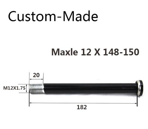 Eje trasero Maxle, 12X142mm, disponible, hecho a medida, eje para bicicleta 12X135 12X148 12X150 ABP 12X142 ABP Boost 12X148: Azul