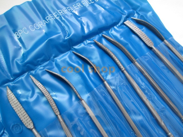 8 PC bois râpe Riffler fichier râpe outil Rifler ensemble pour menuisier