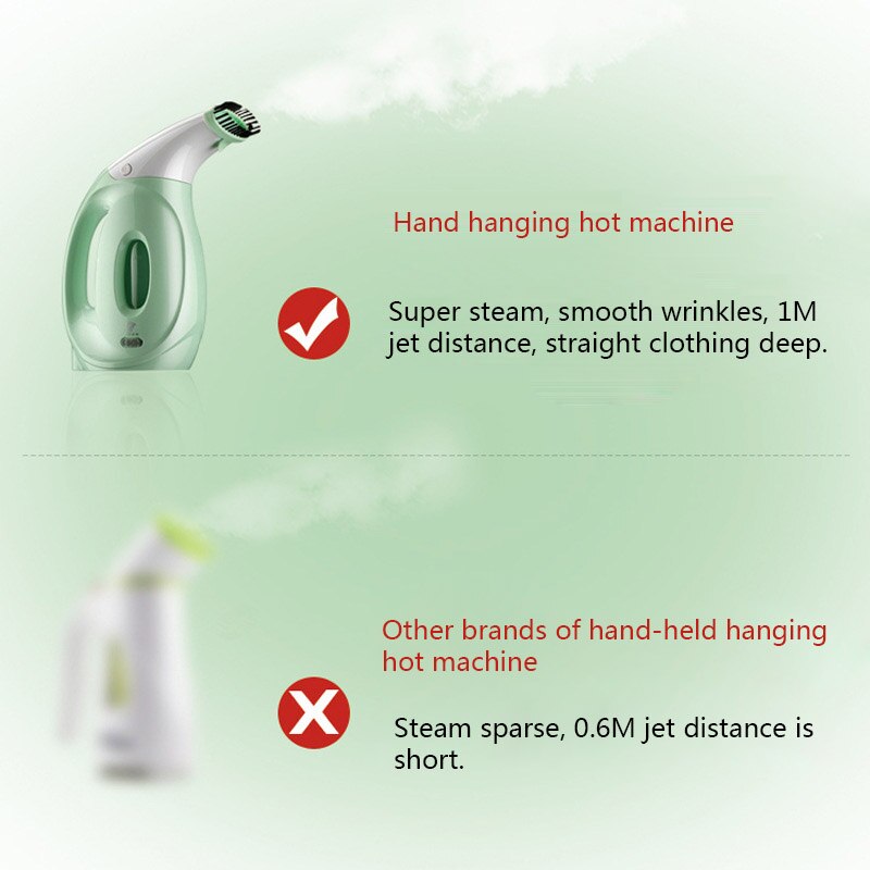 ITAS1211 Mini Handheld Hanging Ironing Machine Steam Brush Convenient Artifact Steam Presses