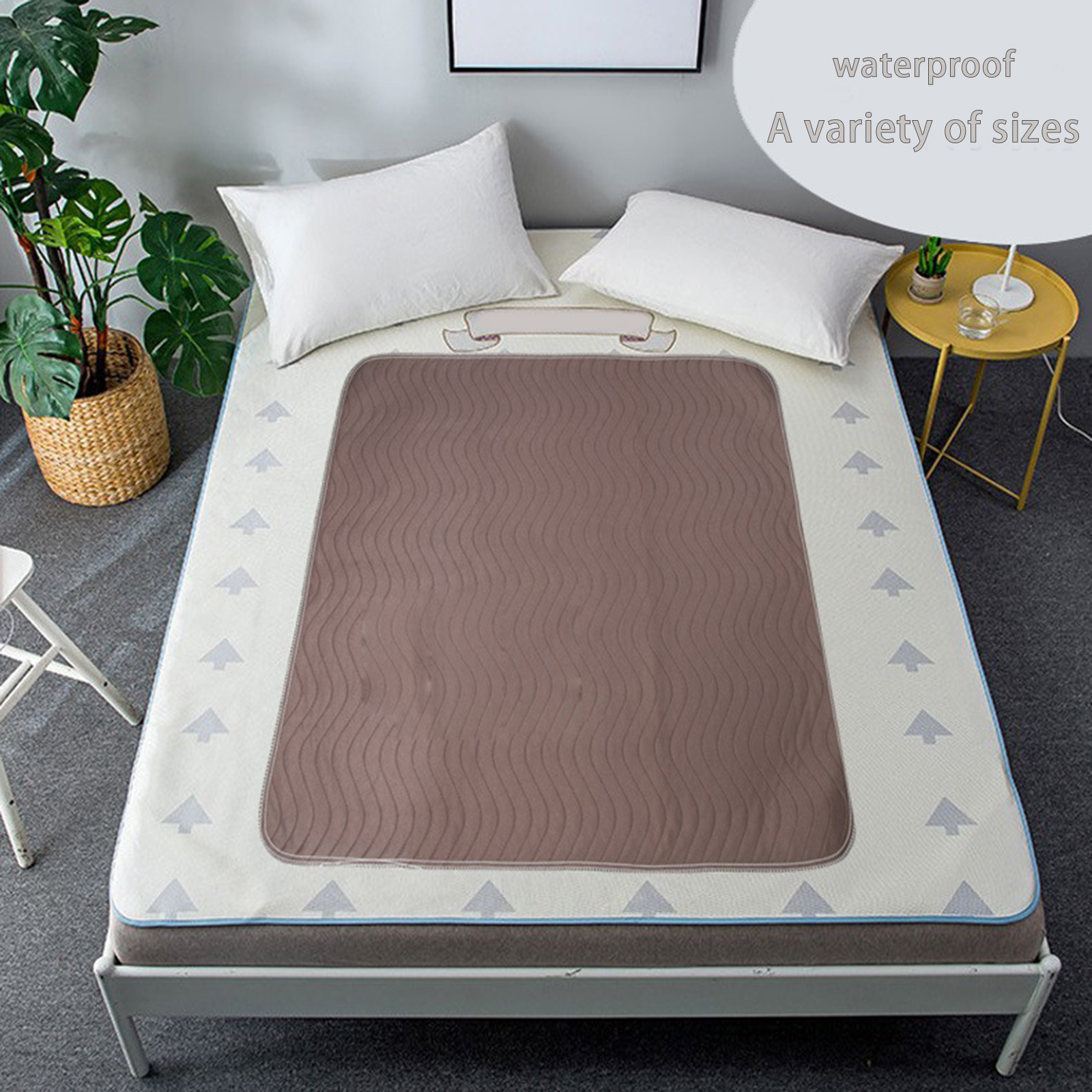 Coussin de lit pour Incontinence, coussin de chaise, protecteur imperméable lavable pour déversements d'urine, fluides, sous-vêtements en caoutchouc pour adultes, pipi à langer