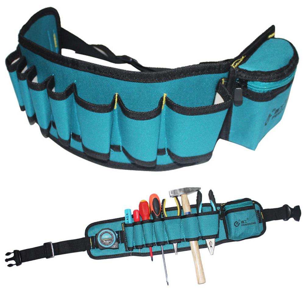 Multi-zakken Taille Tool Bag Elektricien Verstelbare Hardware Opslag Riem Draagtas Taille Pocket Case