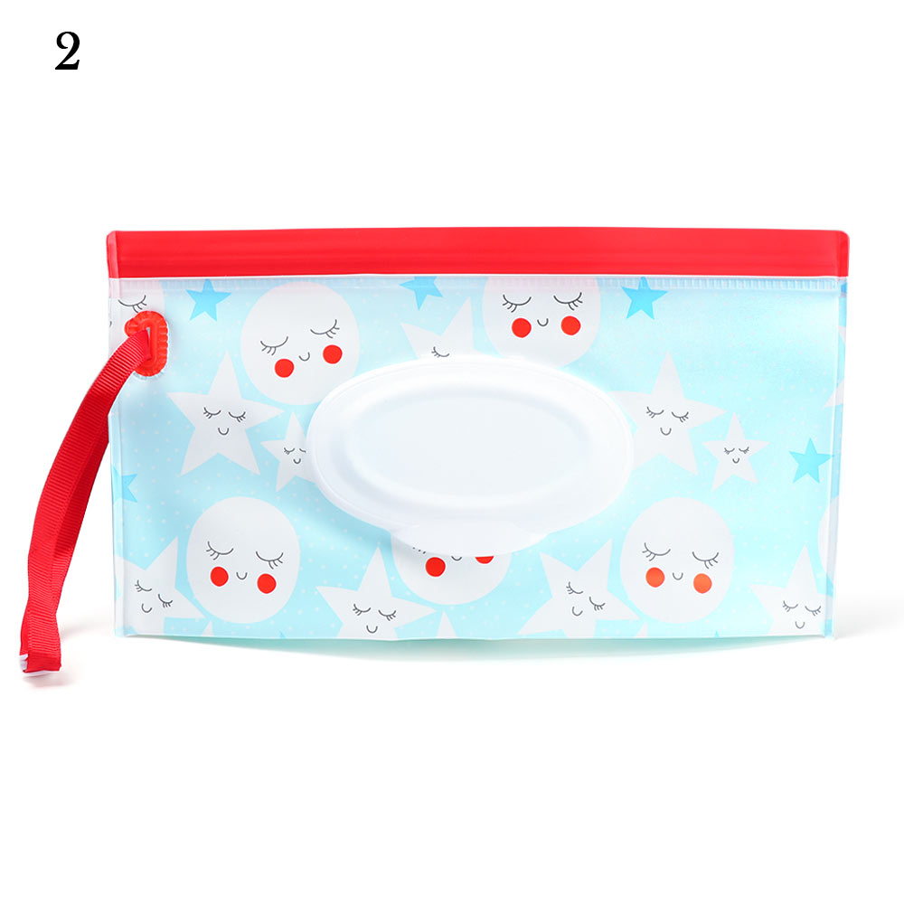 New EVA Baby Wet salviette custodia porta salviette uso riutilizzabile borsa per salviettine umidificate Flip Cover scatola per fazzoletti passeggino per esterni accessori: Style 1-2