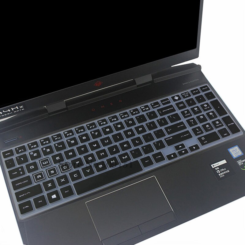 For HP OMEN IV 15-Dc0051Nr DC0008TX 15-DC0007TX 15 DC0006TX 15-dc0xxx Series Gaming Laptops 15 DC 15.6" Keyboard Cover Protector: Black