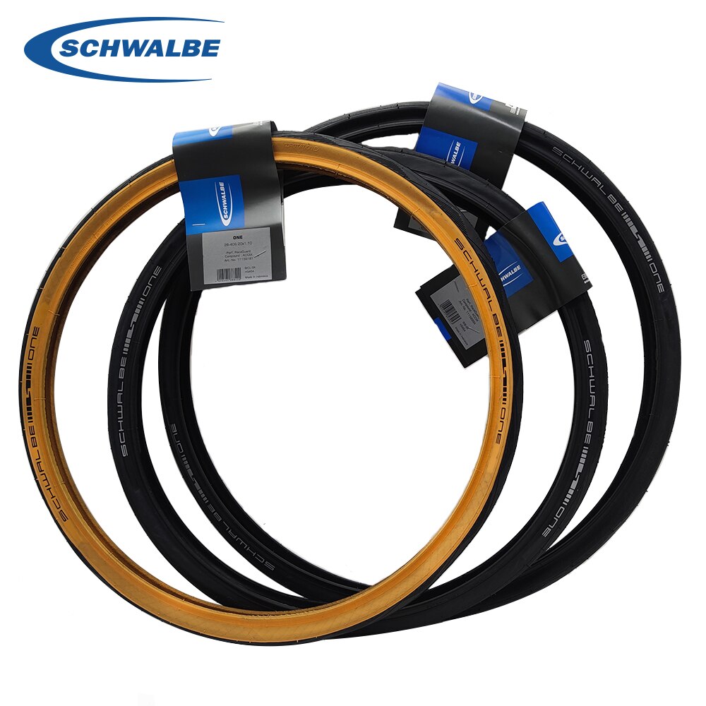 Schwalbe stålwire cykeldæk 20 tommer 28-406 451 sort gul kantdæk et 20 x 1.10 til foldecykel lille hjul cykeldæk
