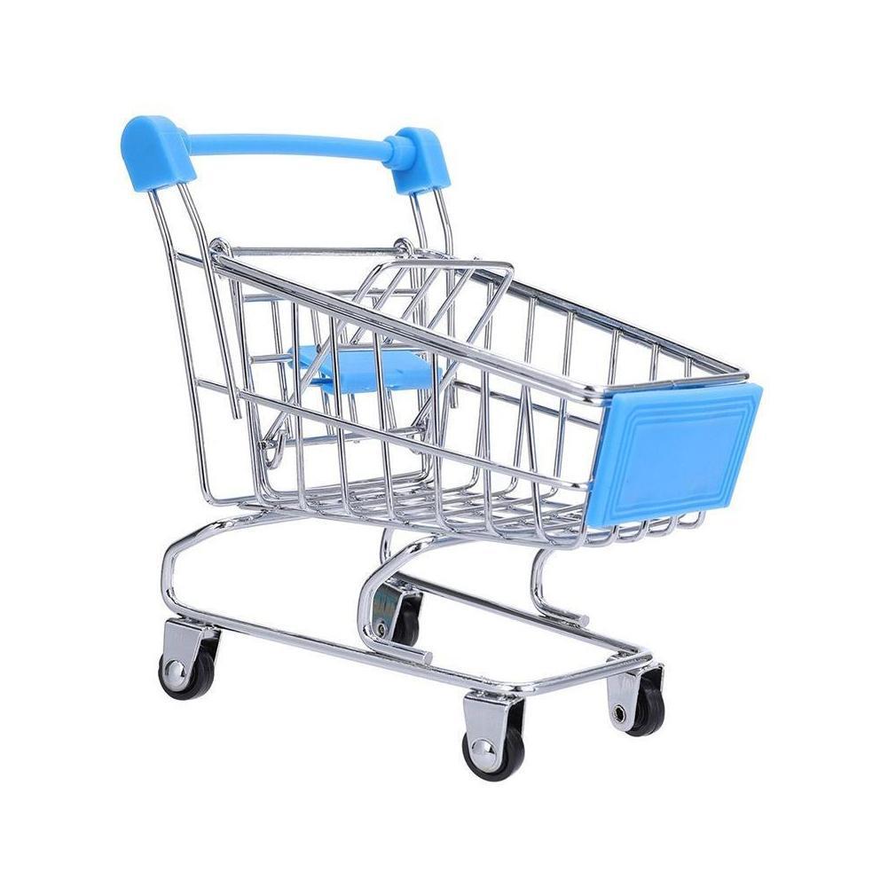 Mini caddie de supermarché, mignon, jouet de rangement pour enfants, décor de bureau, pour enfants, jouet merveilleux pour la maison, O3B1,