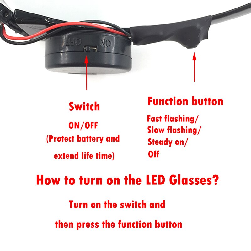 Neue LED Licht hoch Sonnenbrille Coole Leucht Gläser für DJ tanzen Party Bühne Zeigen Licht Brillen Liefert Kostüm Requisiten