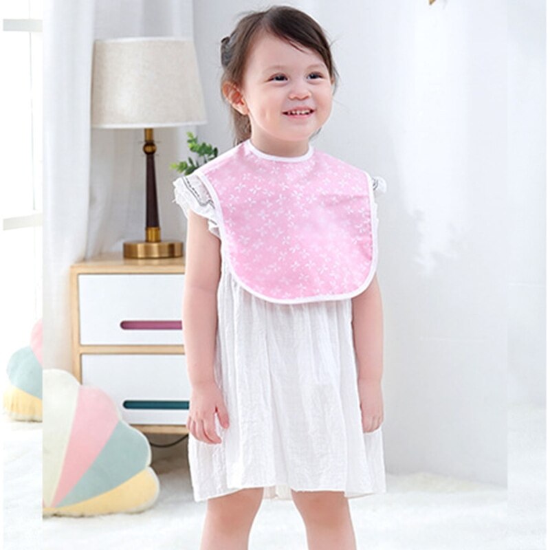 Bébé nourrissons doux coton salive serviette enfants enfant en bas âge -né imperméable à l'eau impression Burp chiffons alimentation bavoirs