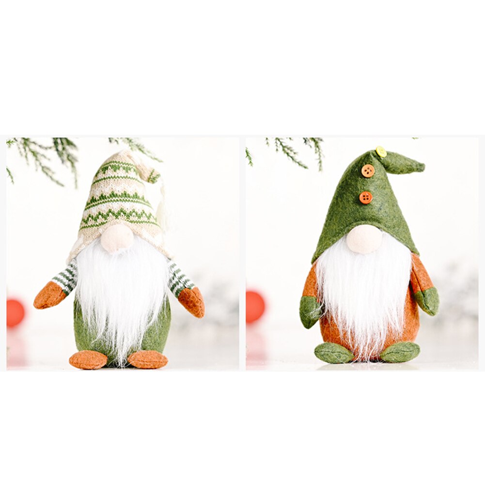 Cartoon kerstman gezichtloos decoratief pop pluche elf speelgoed kinderbenodigdheden kerstversieringen voor thuis jaar