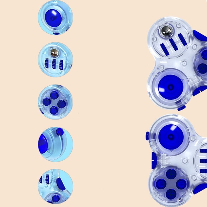 Fidget Cubo de almohadilla para mando-juguete antiestrés de Premium-utilizado para aliviar el estrés, un juguete de mano antiansiedad