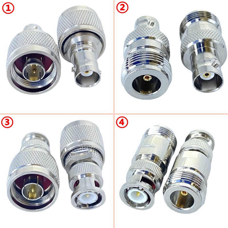 1 Uds L16 N tipo a BNC macho conector hembra Q9 BNC a N tipo adaptador Coaxial de ángulo recto RF rápida cobre