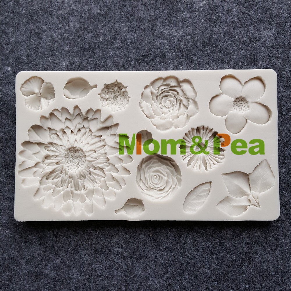 Mom & Erwt MPB0031 Bloemen Vormige Silicone Mold Cake Decoratie Fondant Cake 3D Mold Food Grade