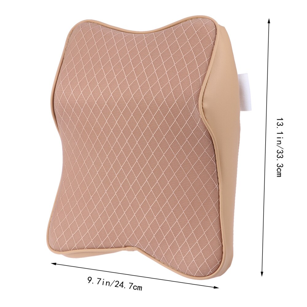 Universal Space Memory Car Auto Neck Pillow Headrest Head Restraint Car Seats Accessories (Beige)