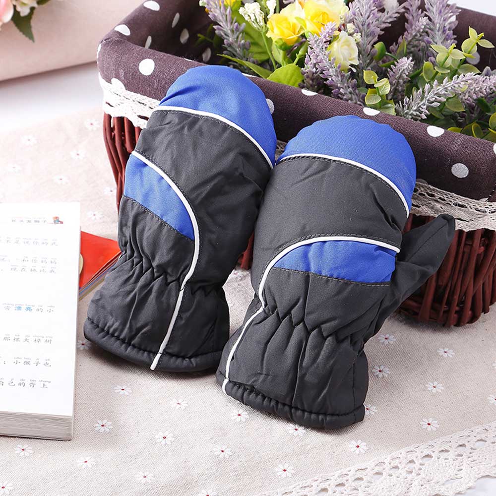 Baby Jongen Handschoenen Polyester Winter Dikke Plus Ski Snowboard Handschoenen Warm Baby Wanten Handschoen Voor Peuter Meisje Winddicht